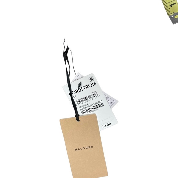 NWT Halogen black white print midi skirt size XS - Picture 11 of 11